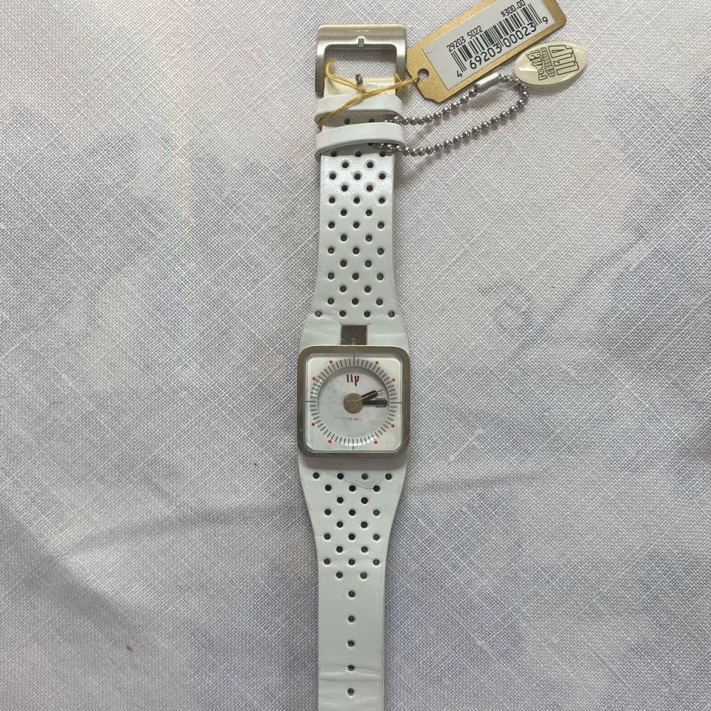 LIP Brand White Band Watch-NWT